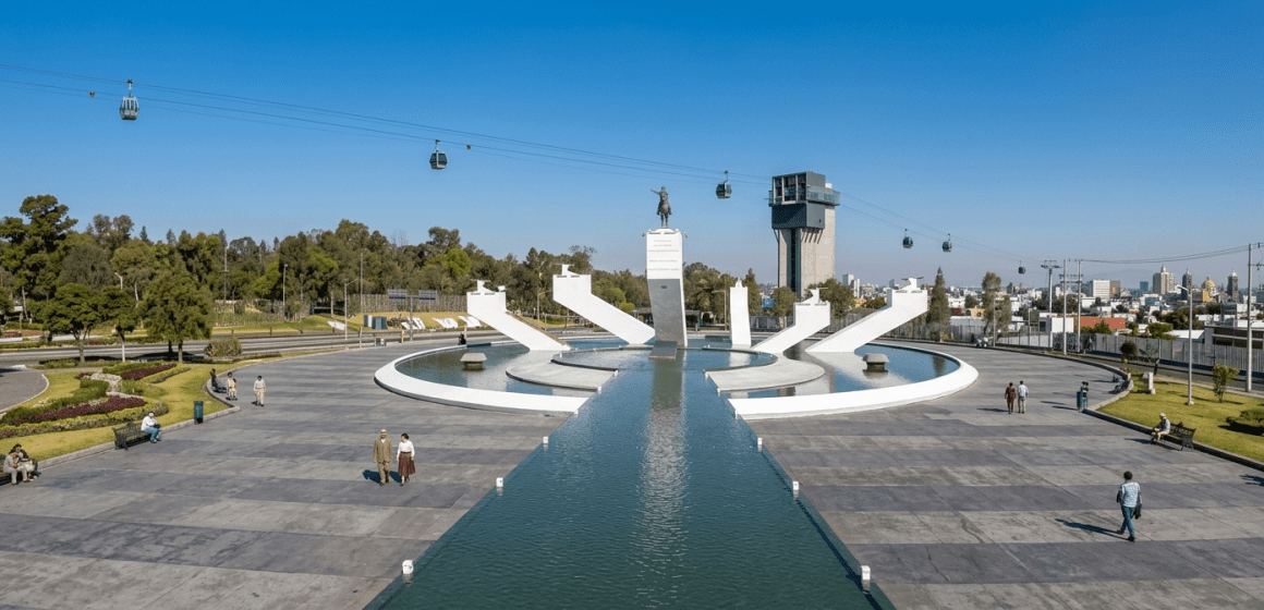 Rehabilitación del Arco de Loreto y nueva estatua de Ignacio Zaragoza