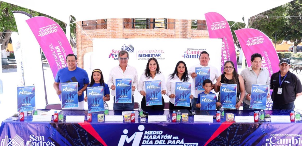 San Andrés Cholula presenta el Medio Maratón del Día del Papá 2026: Todo lo que debes saber