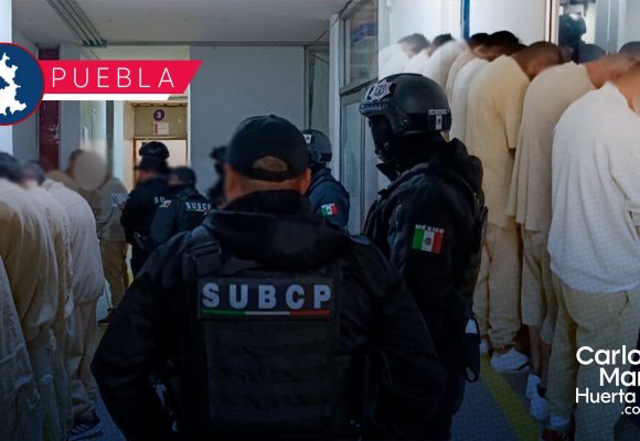 Trasladan a 11 internos de San Miguel a Tepexi de Rodríguez