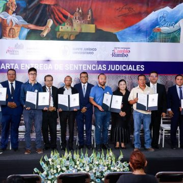 Gobierno de San Andrés Cholula entrega sentencias judiciales e inaugura módulo de atención jurídica
