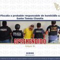 Aprehende Fiscalía a probable responsablede homicidio calificado en Santo Tomás Chautla