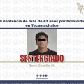 Dan 42 años de prisión a responsable de homicidio y lesiones en Tecamachalco