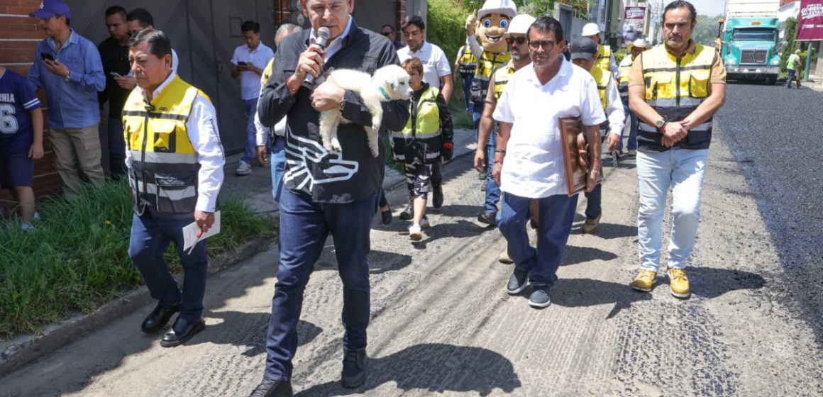 Rehabilitación de la avenida 20 Sur en Puebla registra 72% de avance