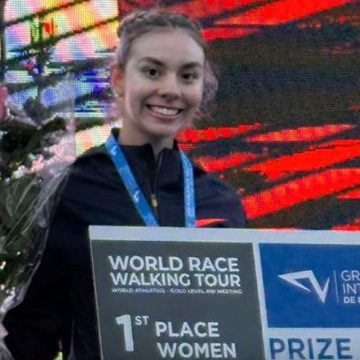 Alegna González Alegna González impone récord nacional y gana medio maratón de marcha de Rio Maior