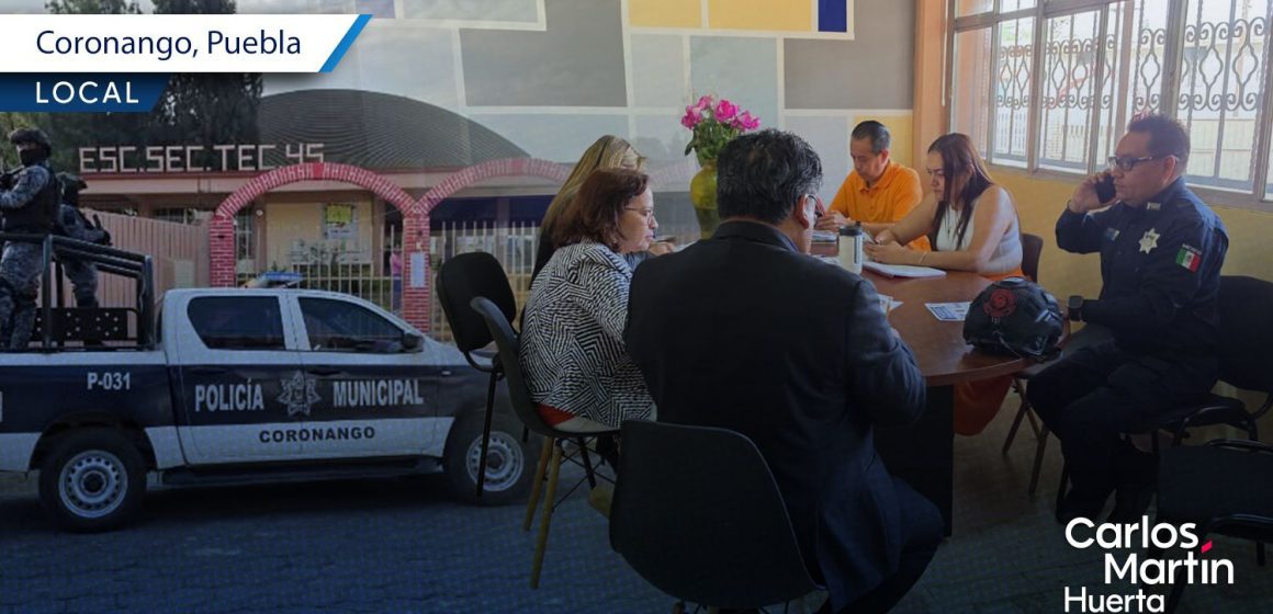 Evacuan Secundaria Técnica 45 de Coronango tras mensaje amenazante contra maestros