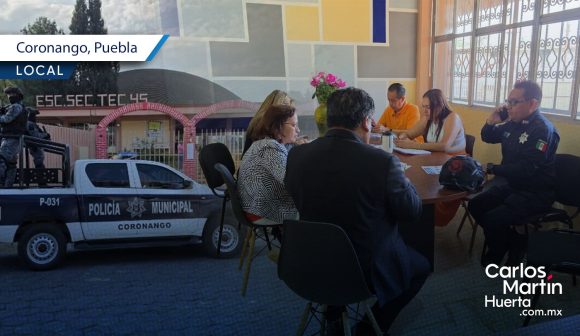 Evacuan Secundaria Técnica 45 de Coronango tras mensaje amenazante contra maestros