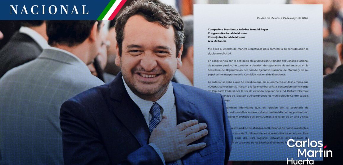 Andrés Manuel López Beltrán - renuncia Morena - diputación federal Andrés Manuel López Beltrán renuncia a la dirigencia de Morena; buscará diputación federal