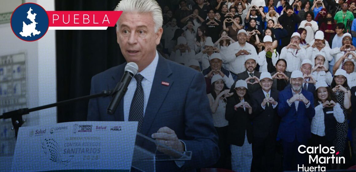 Arranca en Puebla la 4a Semana Nacional contra Riesgos Sanitarios 2026