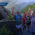 Atletas indígenas conquistan el Maratón de la Gran Muralla China con 5 medallas