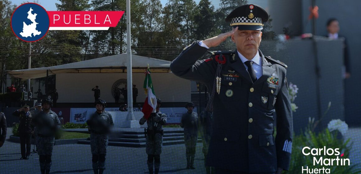Toma protesta Carlos Alberto Soto Muerza como nuevo coordinador de la Guardia Nacional en Puebla