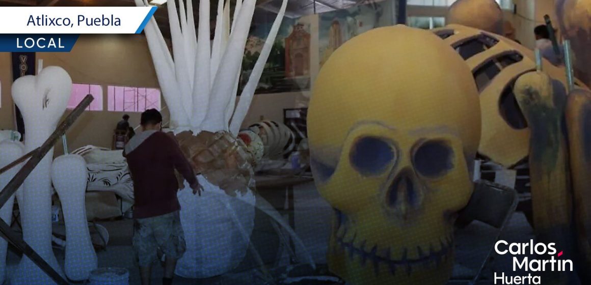 Catrina Monumental de Atlixco llega al Aeropuerto Internacional Felipe Ángeles
