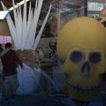 Catrina Monumental de Atlixco llega al Aeropuerto Internacional Felipe Ángeles