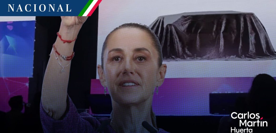 Sheinbaum fija fecha para la presentación del prototipo final del auto Olinia