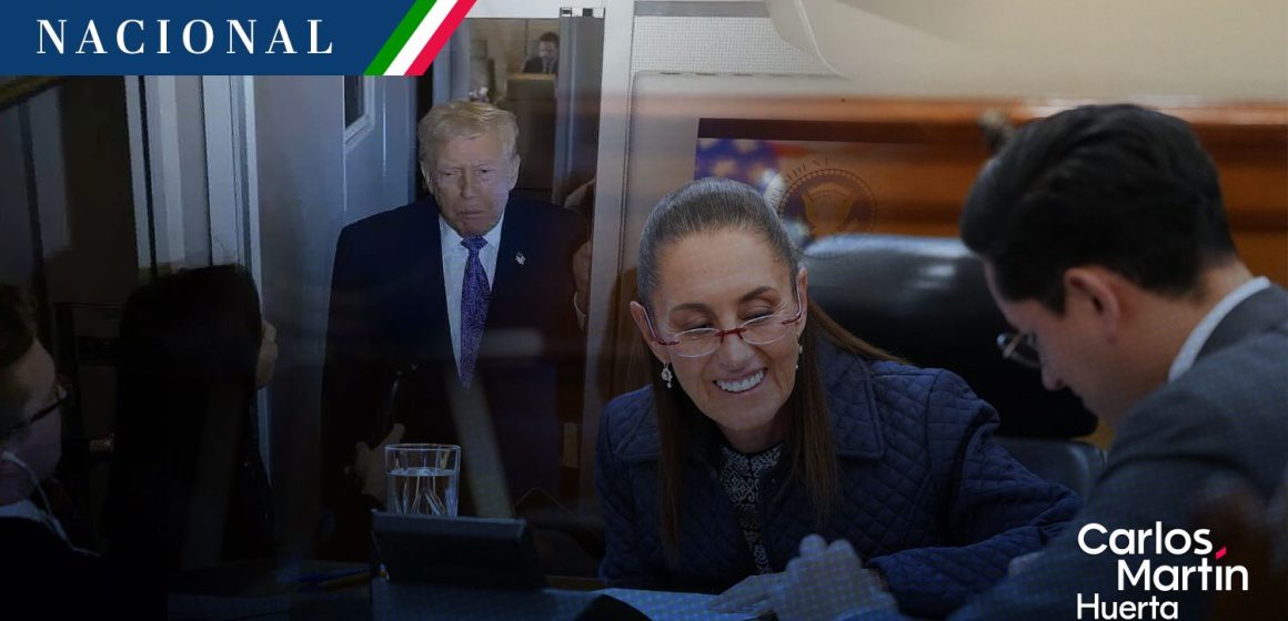 Sheinbaum y Trump sostienen llamada; hablan sobre seguridad y comercio