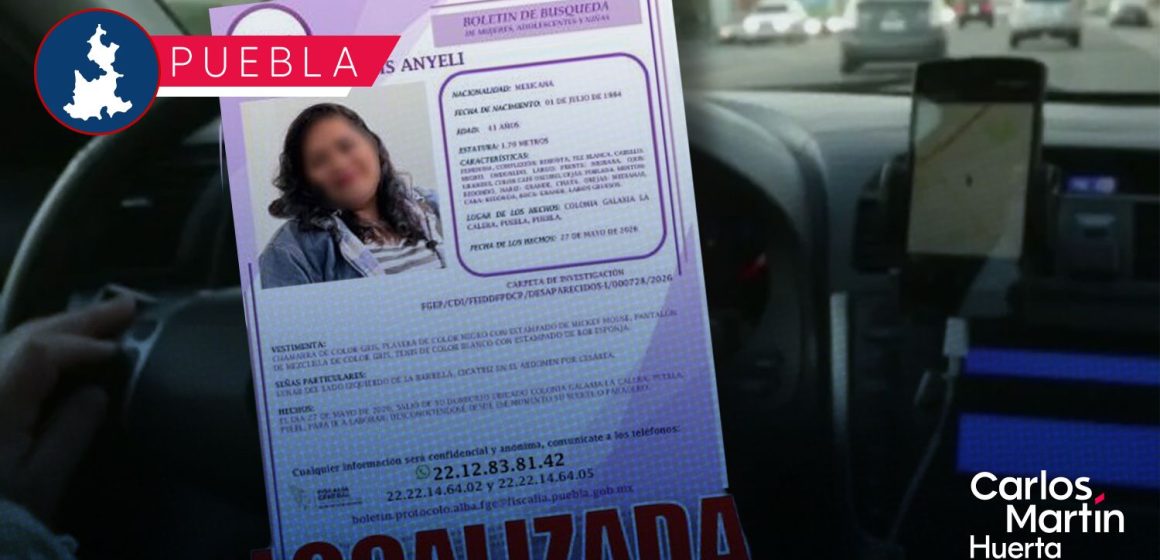 Secuestran a conductora de aplicación en Xilotzingo; es liberada en Oaxaca