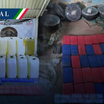 Desmantelan bodegas en Chiapas; aseguran cocaína, armas y combustible
