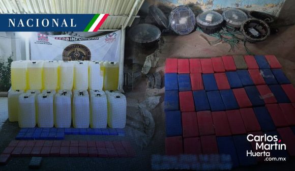Desmantelan bodegas en Chiapas; aseguran cocaína, armas y combustible