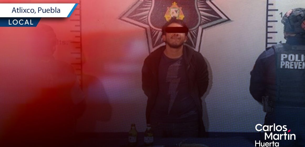 Detenido con arma Atlixco Detienen a hombre con arma de fuego hechiza en Atlixco