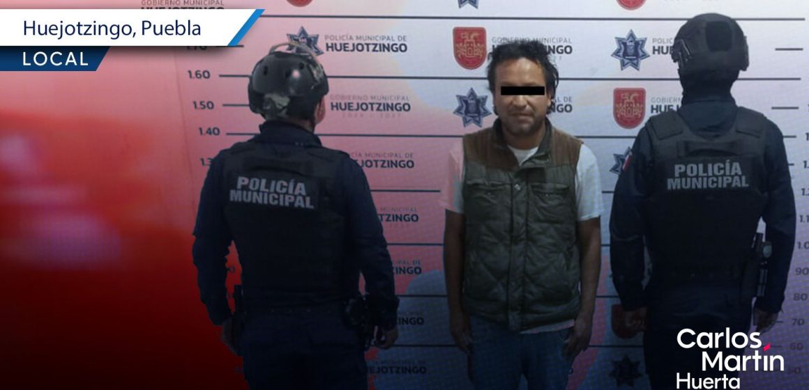  Frustran robo en hotel y detiene a presunto delincuente en Huejotzingo
