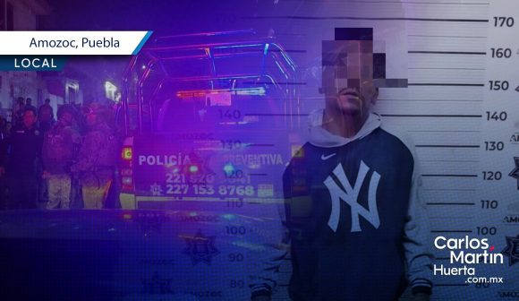 Detienen a sujeto por golpear a su pareja en Amozoc; víctima tenía medidas de protección