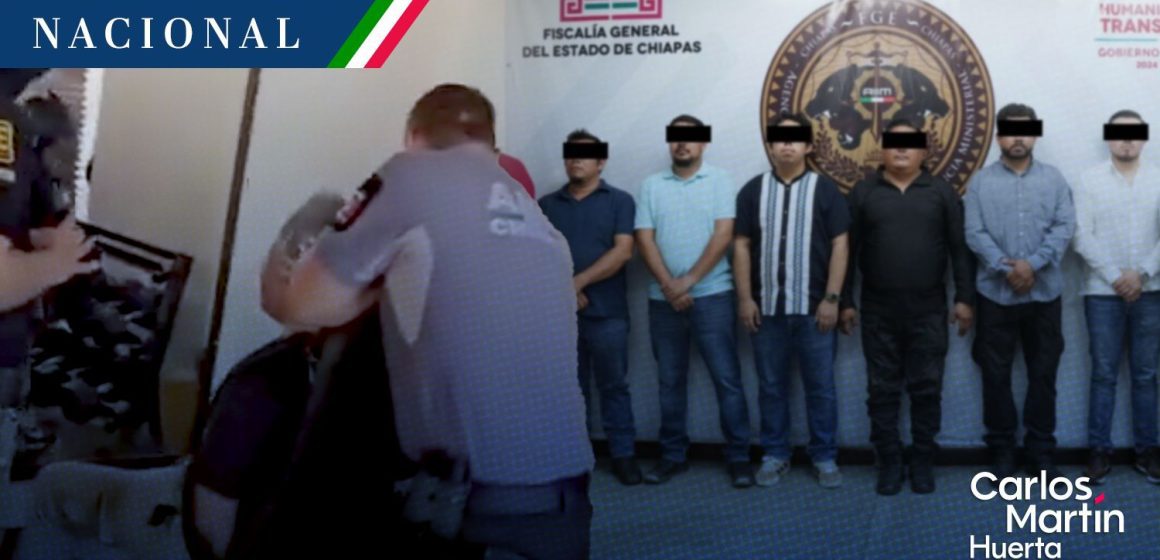 Detienen a 14 policías de Chiapas tras videos de tortura a detenidos