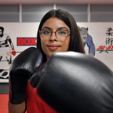 Fátima Ramos de la BUAP, es campeona nacional de boxeo universitario