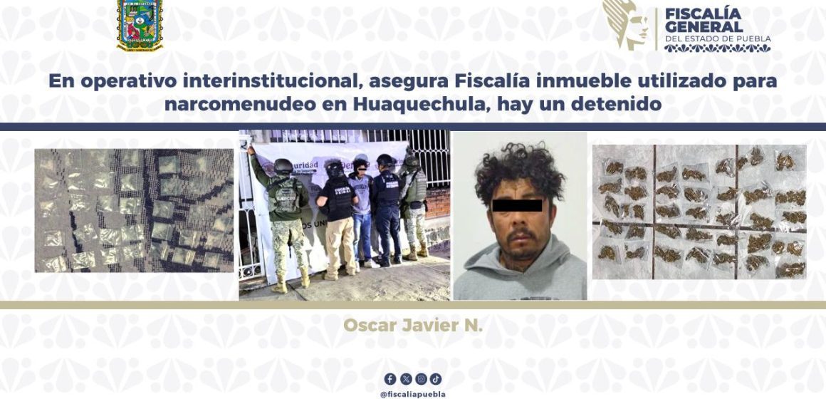 Cateo en Huaquechula deja un detenido y decomiso de cristal y marihuana