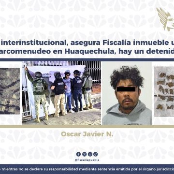 Fotografía boletín de prensa No. 269 ( 001) Cateo en Huaquechula deja un detenido y decomiso de cristal y marihuana