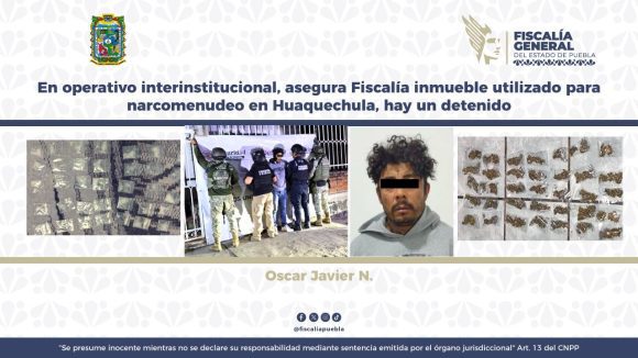 Cateo en Huaquechula deja un detenido y decomiso de cristal y marihuana