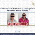 50 años de prisión a pareja por secuestro y robo de vehículo en Puebla: FGE