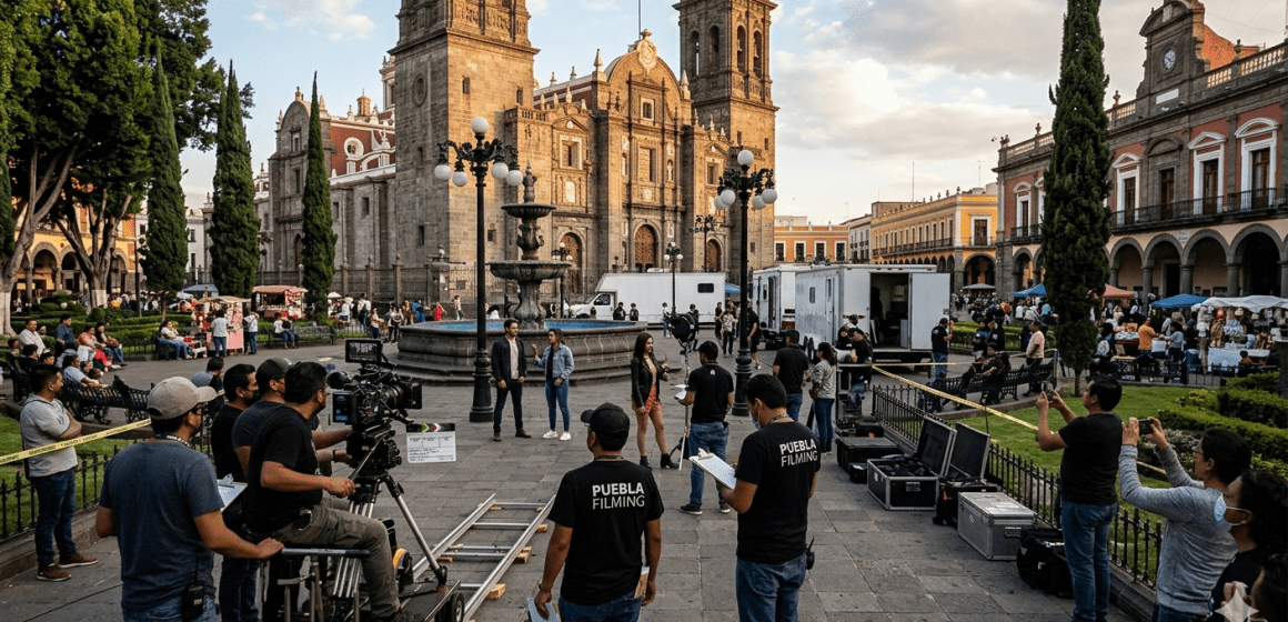 Más de 40 producciones audiovisuales buscan grabar en Puebla capital