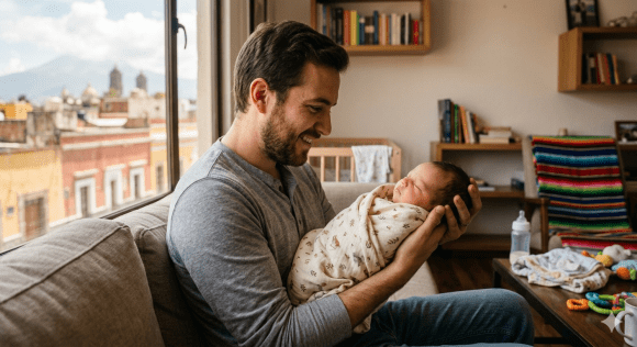 Proponen 12 semanas de licencia de paternidad en Puebla: ¿En qué consiste la iniciativa?
