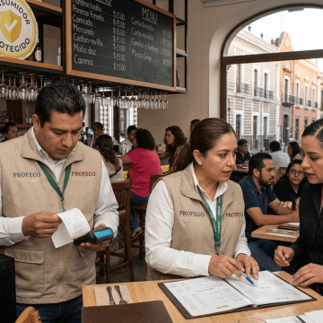 Profeco refuerza operativos en Puebla: Vigilarán precios y abusos en bares y restaurantes