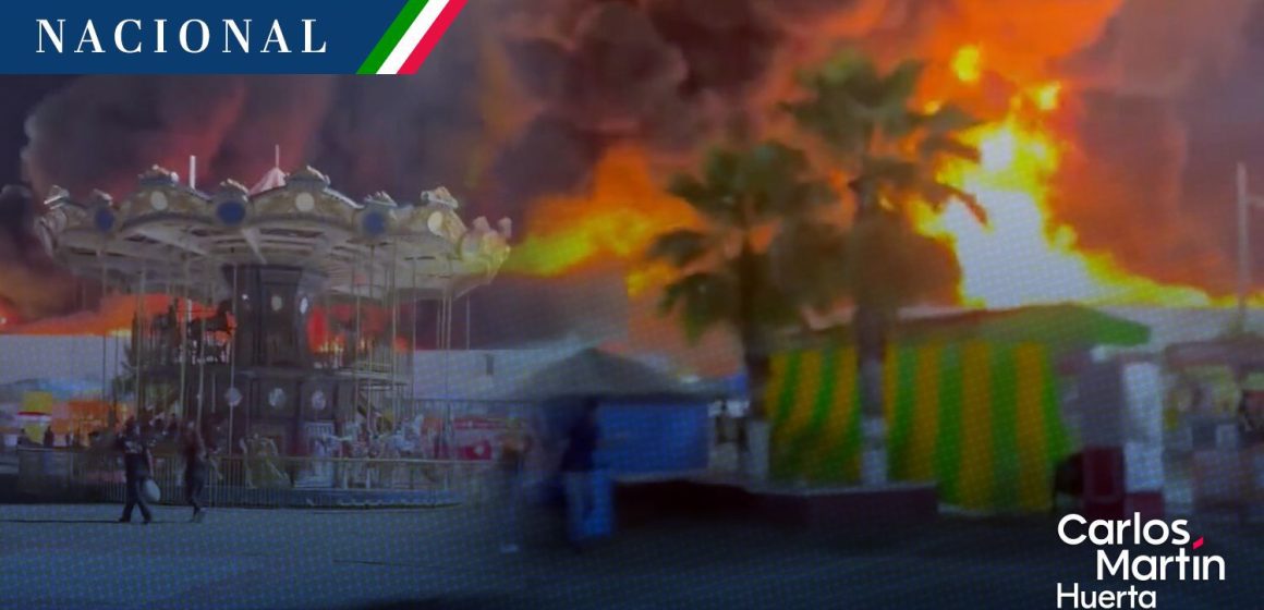 Tragedia en la Feria Tabasco: Incendio en el Parque Dora María deja cinco muertos