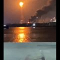 Reportan incendio en la refinería Olmeca de Dos Bocas, Tabasco
