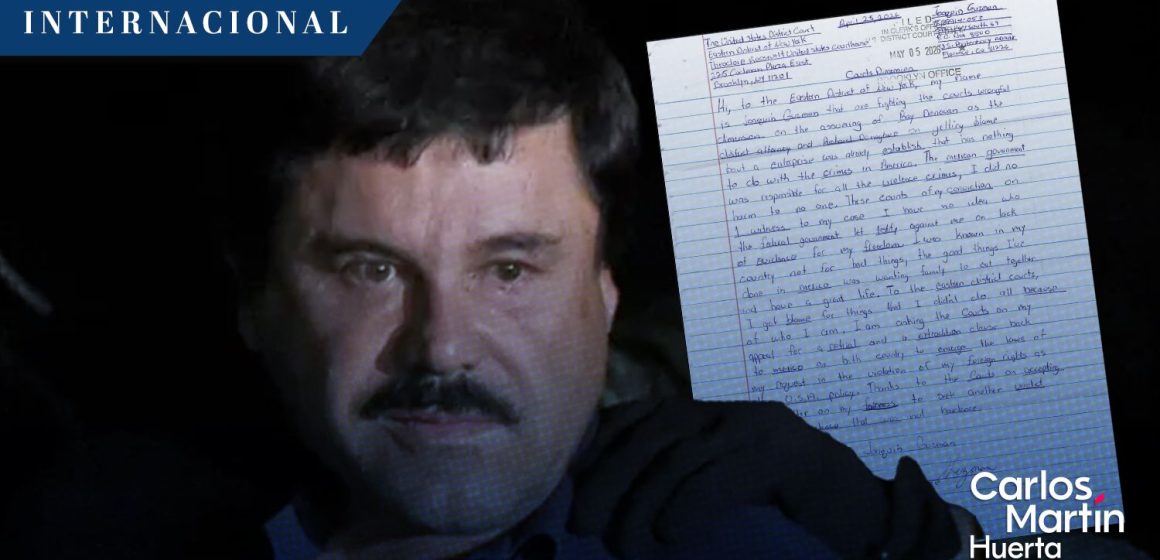 “Yo no hice daño a nadie”: ‘El Chapo’ Guzmán en nueva carta