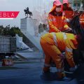 Gobierno de la Ciudad despliega operativo especial de limpieza para el desfile del 5 de Mayo