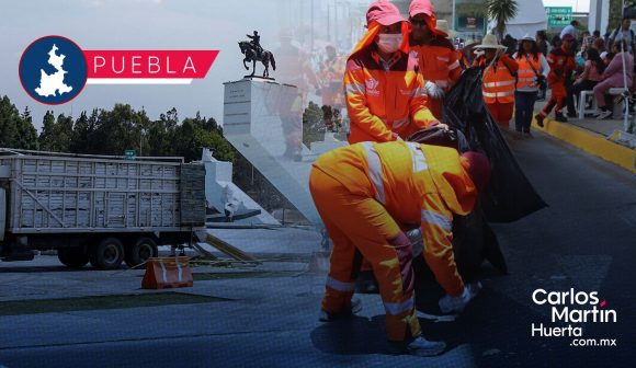 Gobierno de la Ciudad despliega operativo especial de limpieza para el desfile del 5 de Mayo
