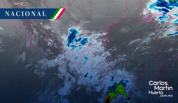 Frente frío 50 provoca lluvias fuertes en 11 estados y refresca el centro del país
