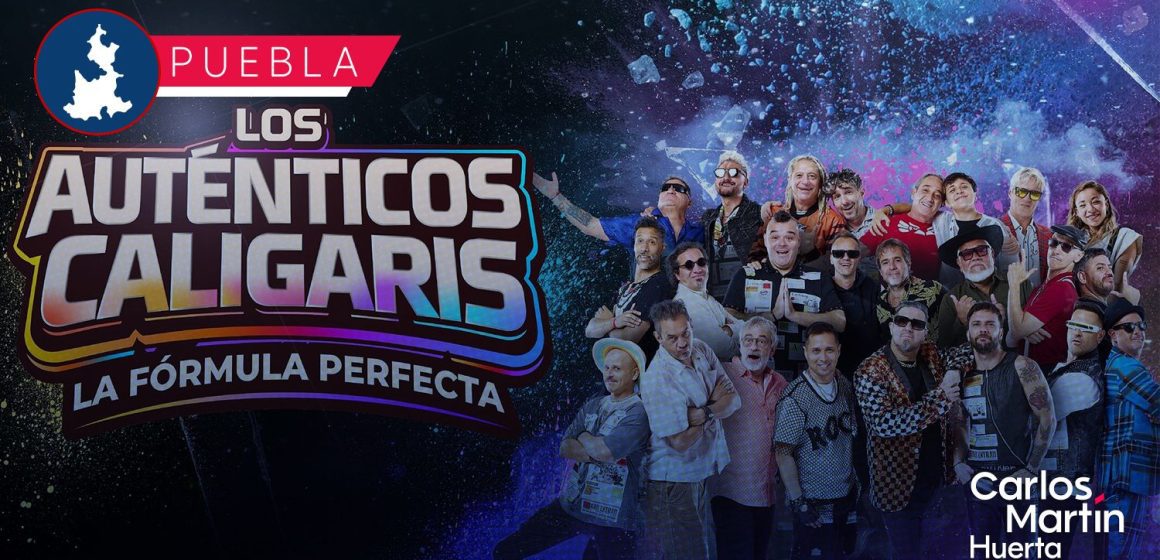 Los Auténticos Caligaris llegarán a Puebla con su gira “La Fórmula Perfecta” 2026