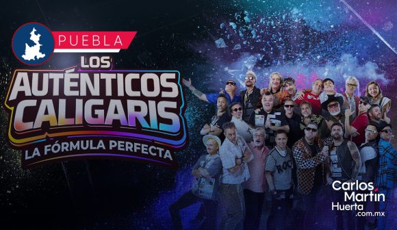 Los Auténticos Caligaris llegarán a Puebla con su gira “La Fórmula Perfecta” 2026
