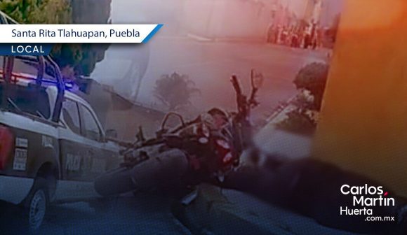 Asesinan a balazos a motociclista en calles de Santa Rita Tlahuapan