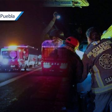 Mueren conductores Ciudad Serdán Choca contra autobús averiado y mueren ambos conductores en Ciudad Serdán