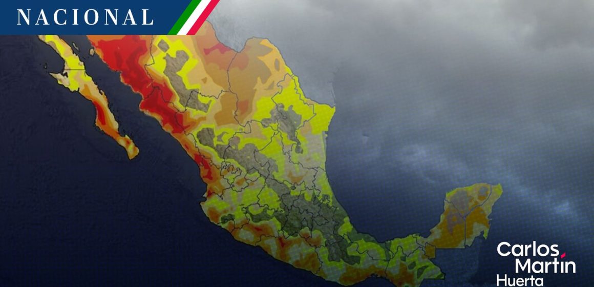 Onda de calor golpea 14 estados y lluvias fuertes amenazan el sureste de México
