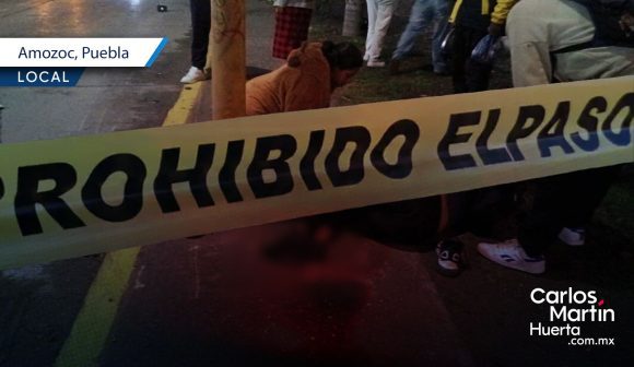 Trágico accidente de motocicleta deja dos víctimas mortales y una mujer herida en Amozoc