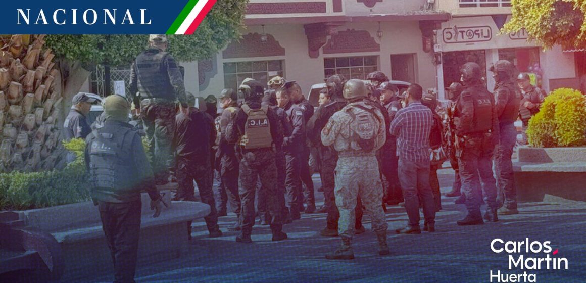 Detienen a 12 elementos policiales en Hidalgo; enfrentan cargos por homicidio y narcomenudeo