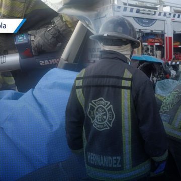 Trágico accidente en la Amozoc–Acajete: Muere taxista tras chocar contra un camión