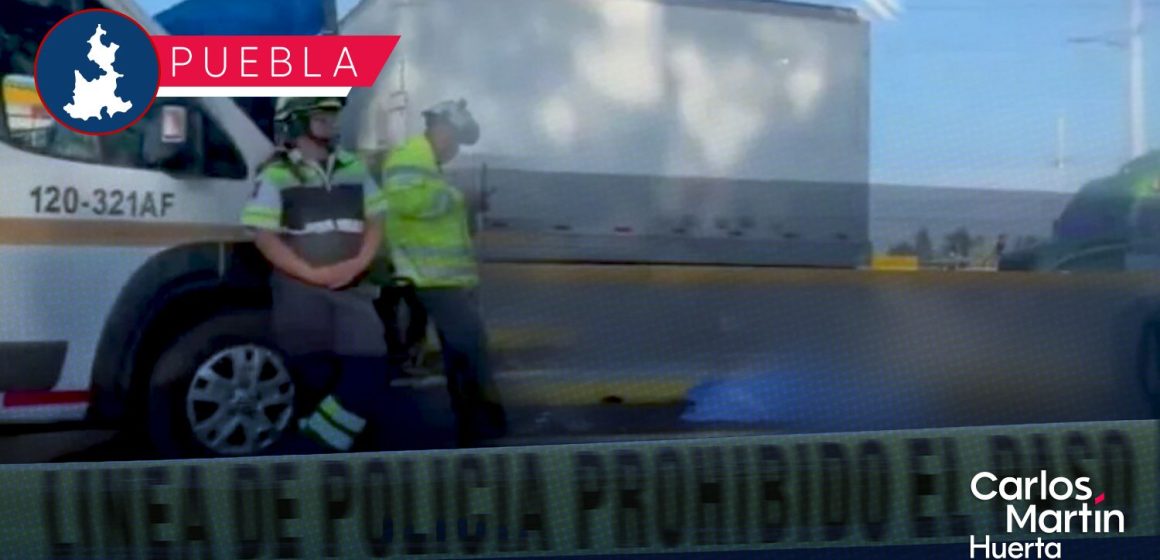 Fatal accidente en la México-Puebla: Muere hombre atropellado a la altura de Coronango