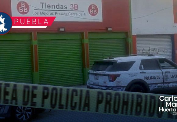 Saquean tienda 3B en Guadalupe Hidalgo; forzan cortina durante la madrugada