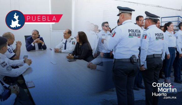 Policía Auxiliar de Puebla y Michoacán fortalecen modelos operativos en seguridad patrimonial